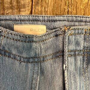 Pilcro Sky Blue Denim Trousers